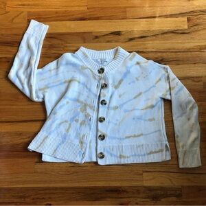 Madewell Tie-Dye Broadway Cardigan Sweater